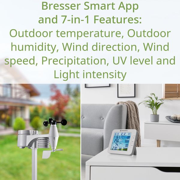 Метеостанция Bresser Smart Home 7-in-1 Weather Center ClimateConnect (7003600GYE000) 930478 фото