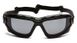 Захисні окуляри з ущільнювачем Pyramex i-Force XL (gray) Anti-Fog, чорний 2АИФО-XL20 фото 2