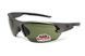 Защитные очки Venture Gear Tactical Semtex 2.0 Gun Metal (forest gray) Anti-Fog, чёрно-зелёные в оправе цвета VG-SEMGM-FGR1 фото 2
