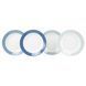 Набор тарелок Gimex Deep Plate Colour 4 Pieces 4 Person Sky (6910101) DAS302008 фото 1