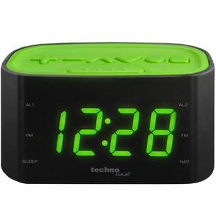 Електронний годинник з радіо Technoline WT465 Black/Green (WT465 grun) DAS301825 фото