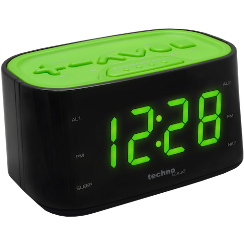 Електронний годинник з радіо Technoline WT465 Black/Green (WT465 grun) DAS301825 фото