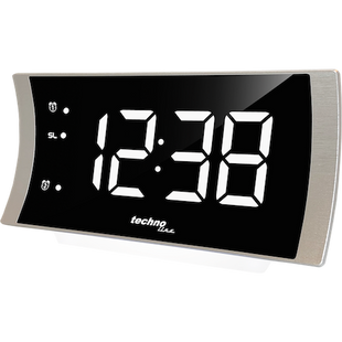 Настільний годинник з радіо Technoline WT494 Silver (WT494) DAS301809 фото