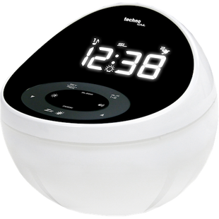 Годинник з радіо Technoline WT500 Black/White (WT500) DAS301826 фото