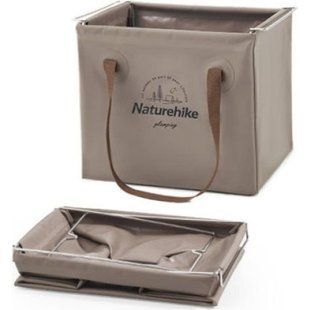 Складаний контейнер для води з ПВХ Naturehike CNH22SN002, 20л, темно-зелений 6927595794951 фото