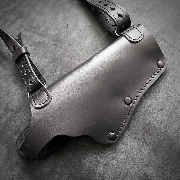 Оперативная кобура Browning Hi-Power с подсумкой под магазин Pellame-227 фото