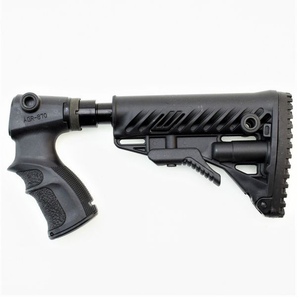 Приклад телескопический FAB Defense AGR 870 FK SB с компенсатором отдачи для Rem 870 2410.02.22 фото
