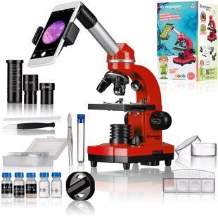 Микроскоп Bresser Junior Biolux SEL 40x-1600x Red с адаптером для смартфона (8855600E8G000) 927061 фото