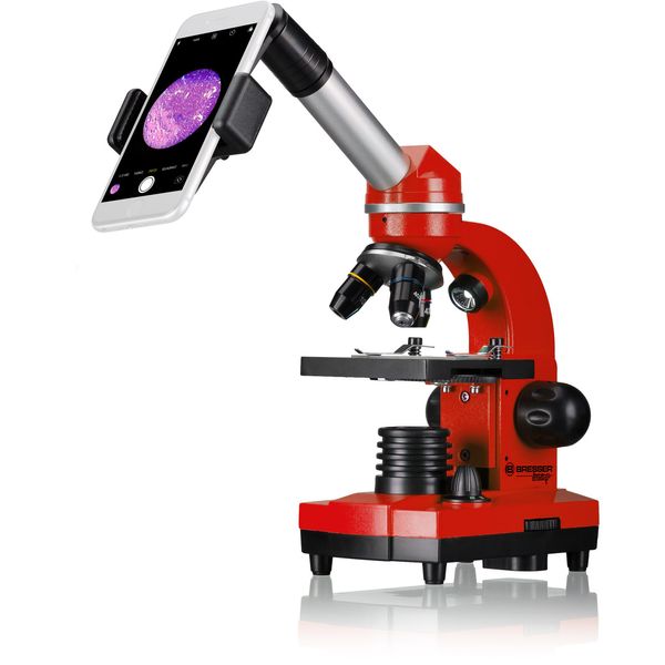 Микроскоп Bresser Junior Biolux SEL 40x-1600x Red с адаптером для смартфона (8855600E8G000) 927061 фото
