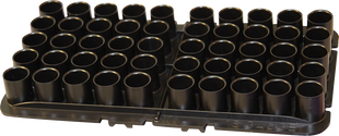Підставка MTM Shotshell Tray на 50 глакоствольних патронів 16 кал. Колір чорний 1773.08.97 фото