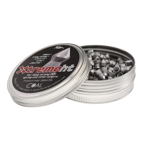 Пули пневматические Coal Xtreme HT 5.5 мм, вес - 1.35 г. 200 шт/уп 3984.00.27 фото