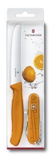 Набір ножів Victorinox Color orange Twins 4007035 фото