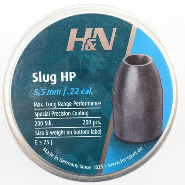 Кулі H&N Slug HP 5.51 мм 1.49 gr, 200 шт/уп 1453.03.86 фото