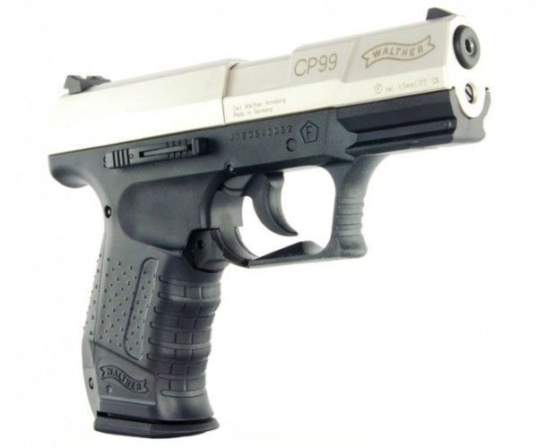 Пістолет пневматичний Walther CP99 bicolor 4.5 мм 110 м/с 412.00.01 фото