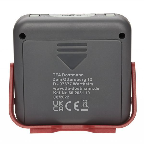Цифровий дорожній будильник з вібрацією TFA BUZZ 602031 60203110 фото