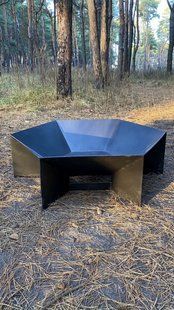 Костровая чаша Мангалзавод 100х100х30см 4мм 1925356475 фото
