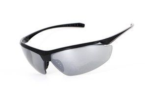 Захисні окуляри Global Vision Lieutenant (flash mirror), дзеркальні сірі GV-LEIT-FM фото