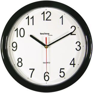 Годинник настінний чорний Technoline WT600 Black (WT600 schwarz) DAS301793 фото