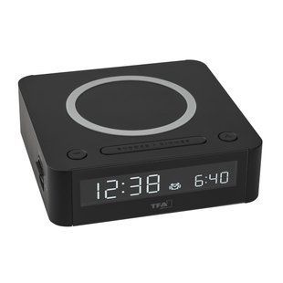 Цифровий будильник TFA з бездротовою зарядною станцією EASY-CHARGE WIRELESS 602030 60203001 фото