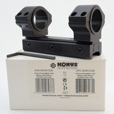 Моноблок Konus для оптики 25-30 мм, универсальный 11-21 мм 79941 фото