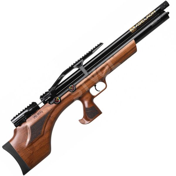 Пневматическая редукторная PCP винтовка ASELKON MX7 WOOD 4.5 мм 1003766 фото