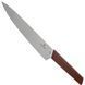 Кухарський ніж Victorinox 6.9016.221 B Swiss Modern carving knife 22 cm, red 4008137 фото 1