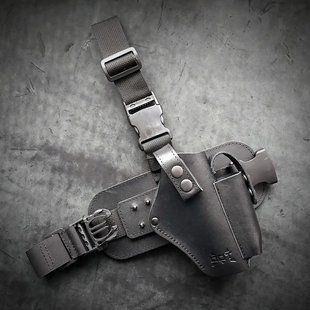Кобура набедренная/поясная для BERETTA 92 BLACK Pellame-181 фото