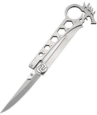 Нож Artisan Dragon Grey AUS-8, Steel Handle 2798.01.04 фото