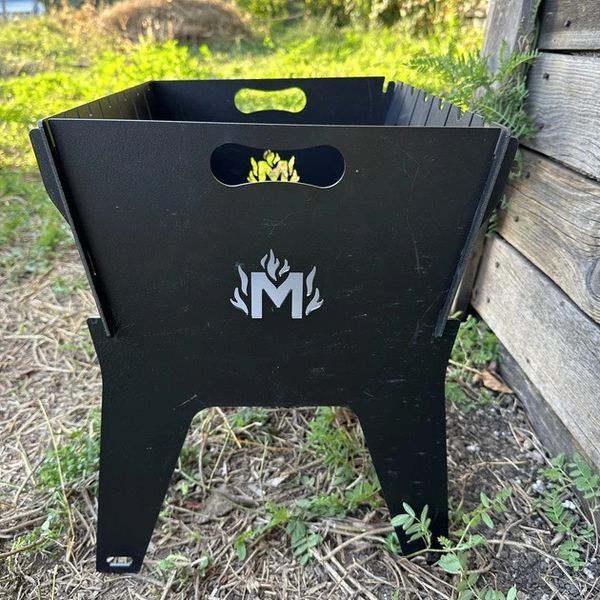 Розкладний Мангал 2 мм МR6-2 на 6 шампурів ДВОРІВНЕВИЙ MR6-2 фото