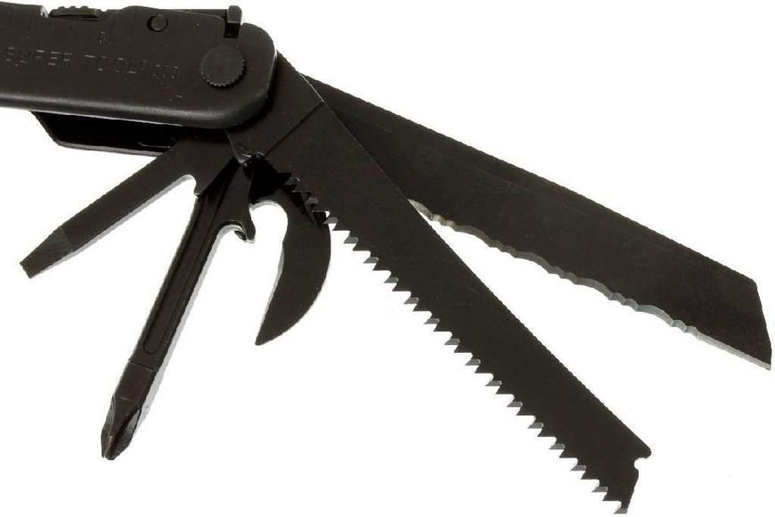 Мультитул многофункциональный LEATHERMAN Super Tool 300 BLACK, чехол MOLLE, картонна коробка 4005573 фото