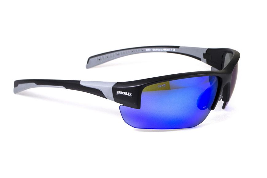 Защитные очки Global Vision Hercules-7 (G-Tech blue), зеркальные синие GV-HER7-GTB фото