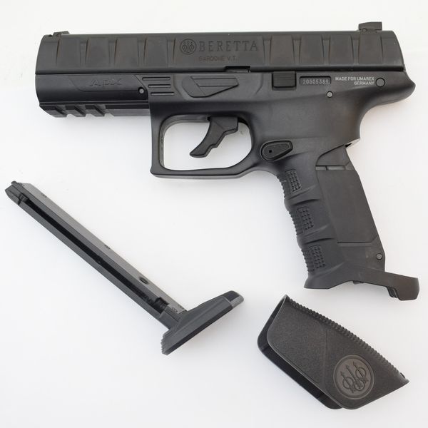Пневматичний пістолет UMAREX Beretta APX, 4,5 мм ВВ, 120м/с, металевий затвор c блоу-бек 5.8327 фото
