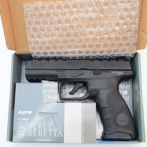 Пневматичний пістолет UMAREX Beretta APX, 4,5 мм ВВ, 120м/с, металевий затвор c блоу-бек 5.8327 фото
