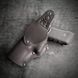 Кобура поясна ARMA для GLOCK 17 з натуральної шкіри КОРИЧНЕВА (з Тризубом) Pellame-102 фото 3