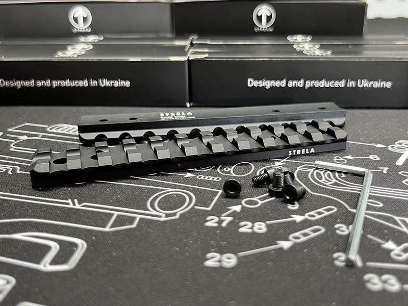 Планка Picatinni СТРЕЛА для Ruger 10/22 (с болтами) R10_22 фото
