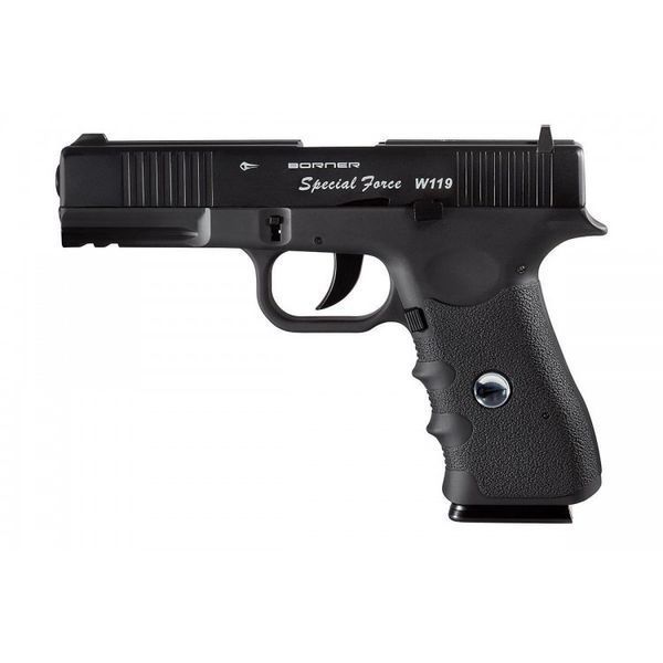 Пневматический пистолет BORNER W119 Glock 17 Blowback W119 фото