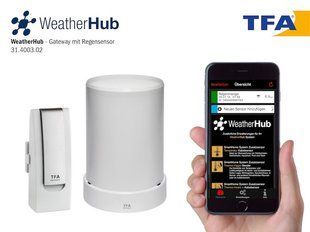 Вимірювач рівня опадів для смартфонів TFA 31400302 WeatherHub 31400302 фото