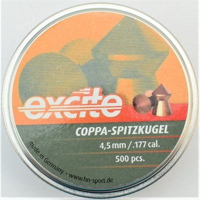 Пули пневматические H&N Coppa Sritzkugel, 500 шт/уп, 0,49 г 4,5 мм 1453.01.76 фото