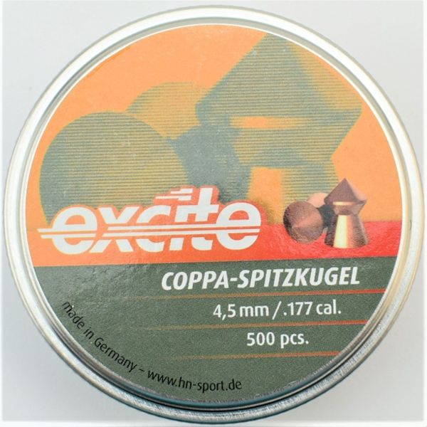 Пули пневматические H&N Coppa Sritzkugel, 500 шт/уп, 0,49 г 4,5 мм 1453.01.76 фото
