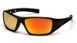 Открытыте защитные очки Pyramex VELAR (ice orange) оранжевые зеркальные 2ВЕЛАР-93 фото 1