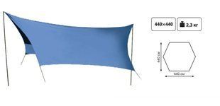 Тент со стойками Tramp Lite Tent blue TLT-036 фото