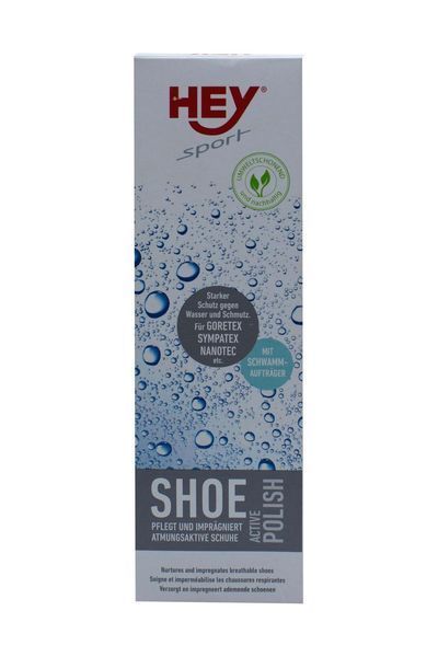 Водовідштовхувальне просочення для взуття HeySport Activ-Polish 75ml Чорний 20021400-black фото