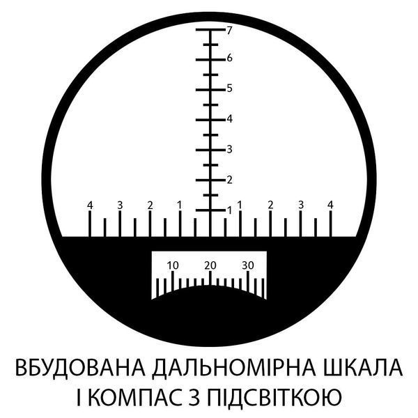 Морський бінокль SIGETA General 10x50 Camo floating/compass/reticle 65860 фото