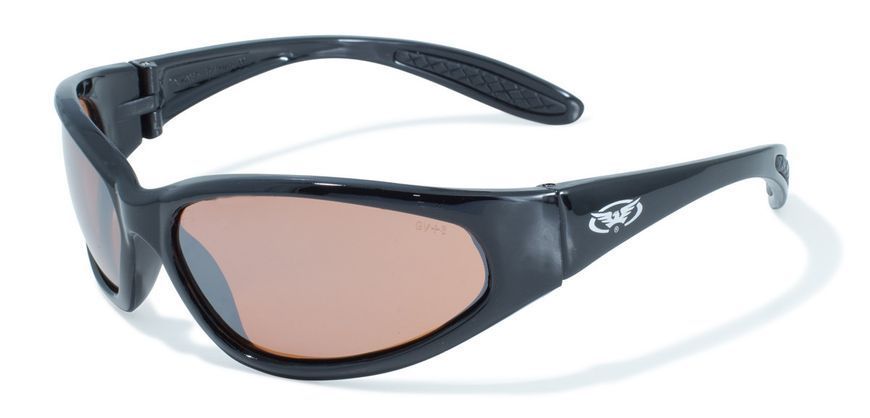 Очки защитные открытые Global Vision Hercules-1 (drive mirror) коричневые 1ГЕРК-50 фото