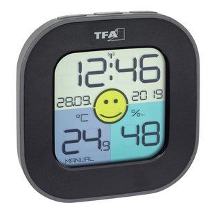 Термогігрометр цифровий TFA Fun кольоровий дисплей 88х19х88мм 30505001 фото