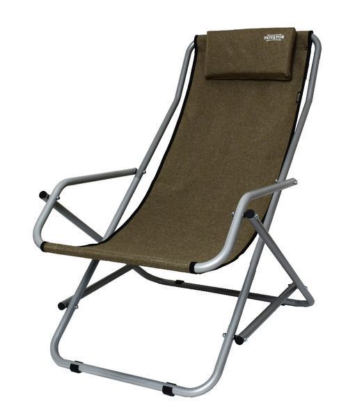 Кресло шезлонг Novator SH-7 Brown 201948 фото