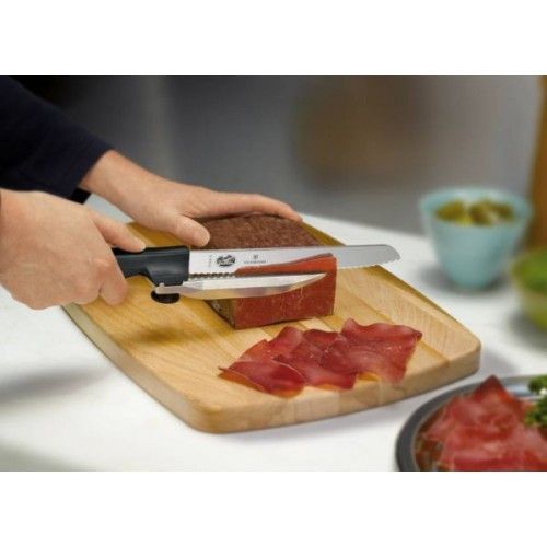 Нож кухонный для хлеба Victorinox Standart DUX 21 см, с настраиваемым ограничителем 4004373 фото
