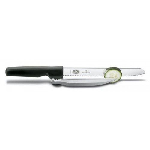 Нож кухонный для хлеба Victorinox Standart DUX 21 см, с настраиваемым ограничителем 4004373 фото