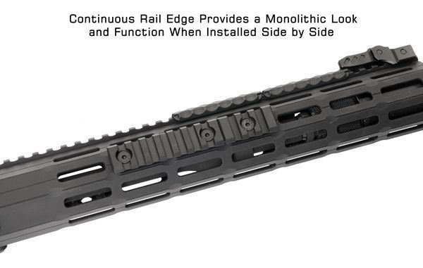 Планка Picatinny на M-LOK Leapers UTG PRO 3-Slot Black 2370.10.07 фото