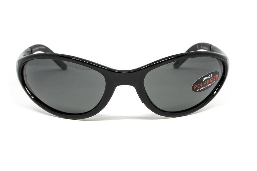Окуляри поляризаційні BluWater Venice Polarized (gray) сірі в чорній глянцевій оправі BW-VENIG-GR2 фото